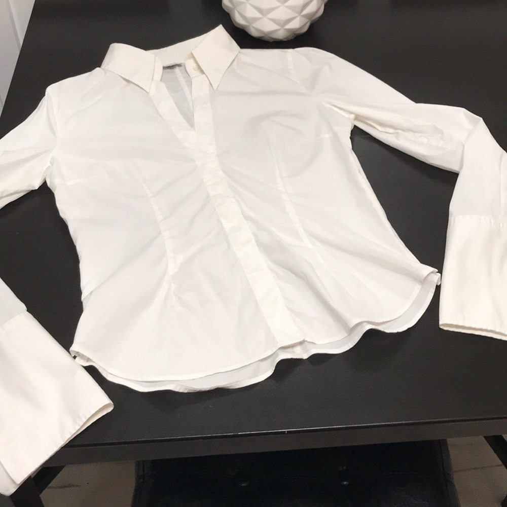 Armani Collezioni cotton blouse with French cuffs